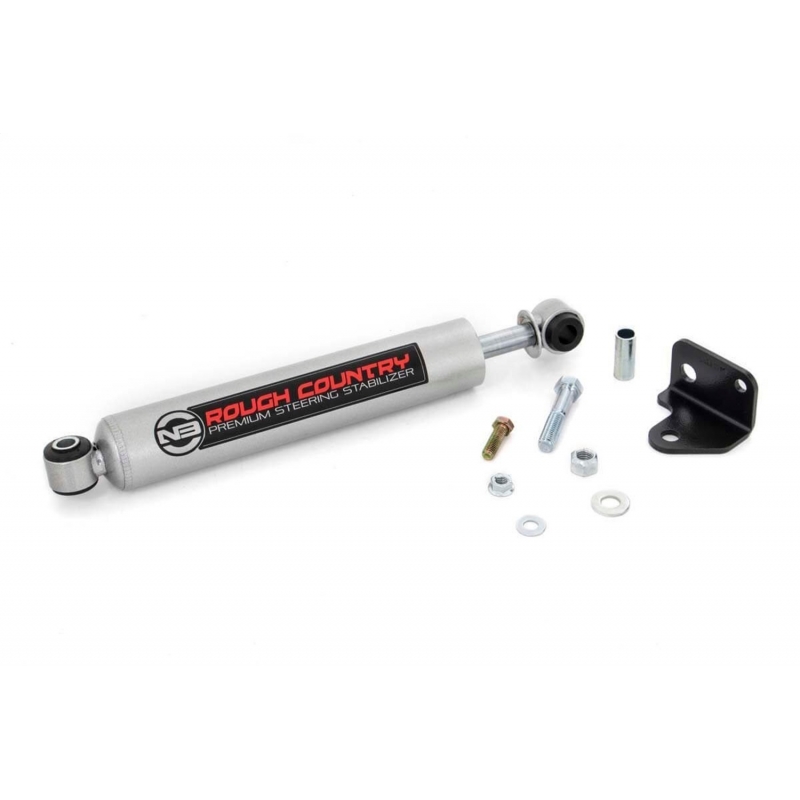 Rough Country | Steering Damper - Wrangler (JK) 3.8L / 3.6L 2007-2018 Rough Country Steering Dampers