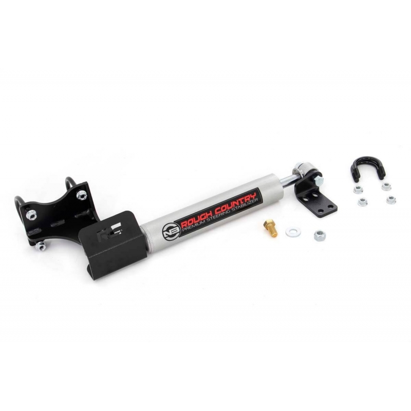 Rough Country | Steering Damper - Wrangler (JK) 3.8L / 3.6L 2007-2018 Rough Country Steering Dampers