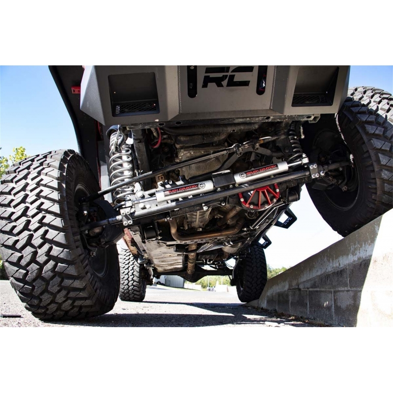 Rough Country | Steering Damper Kit - Wrangler (JK) 3.8L / 3.6L 2007-2018 Rough Country Steering Dampers