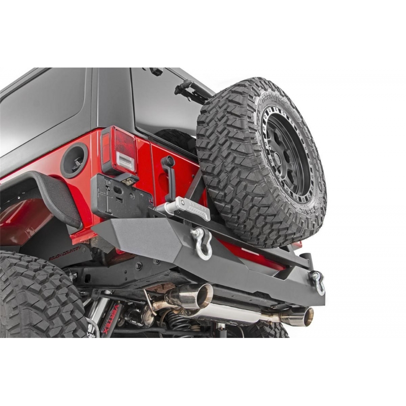 Rough Country | Bumper- Rear - Wrangler (JK) 3.8L / 3.6L 2007-2018 Rough Country Off-Road Bumpers