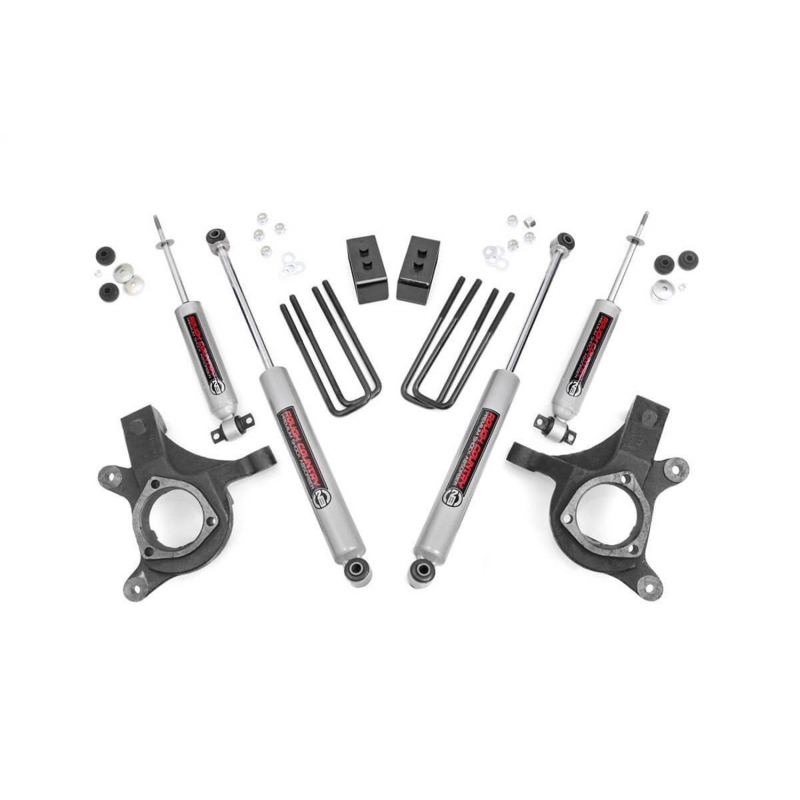 Rough Country | Lift Kit-Suspension w/Shock - Silverado / Sierra 1500 / Classic 2000-2007 Rough Country Lift Kits
