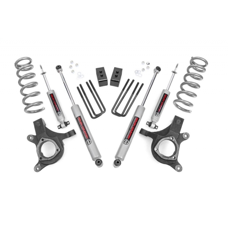 Rough Country | Lift Kit-Suspension w/Shock - Silverado / Sierra 1500 2000-2007 Rough Country Lift Kits