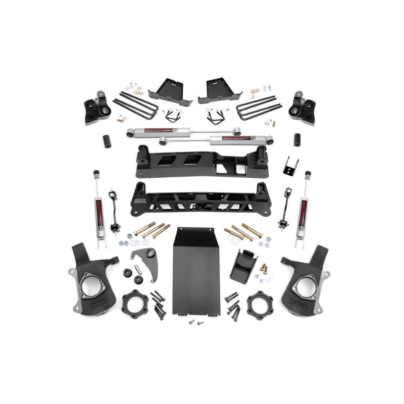 Rough Country | Lift Kit-Suspension w/Shock - Silverado / Sierra 1500 2000-2007 Rough Country Lift Kits