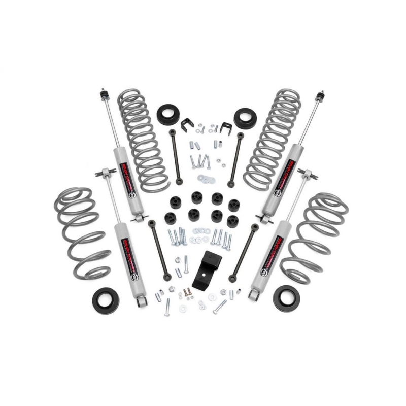 Rough Country | Lift Kit-Suspension w/Shock - Wrangler 4.0L 1997-2002 Rough Country Lift Kits