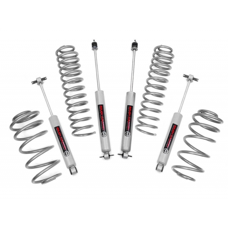 Rough Country | Lift Kit-Suspension w/Shock - Wrangler 4.0L 1997-2006 Rough Country Lift Kits