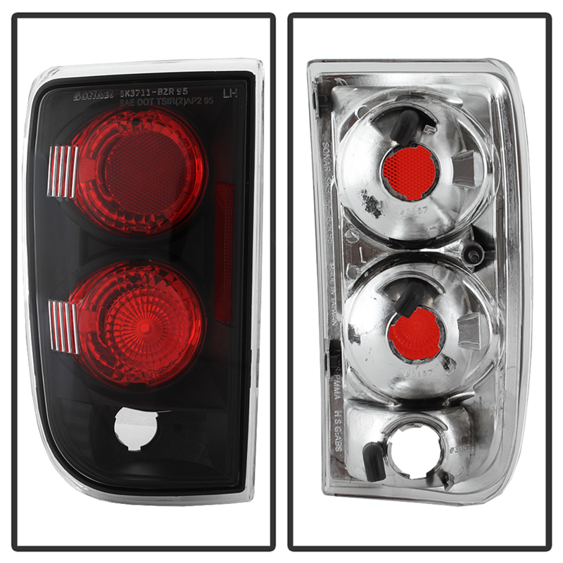 Spyder | Euro Style Tail Lights - S10 Blazer / S15 Jimmy / Bravada 4.3L 2000-2005