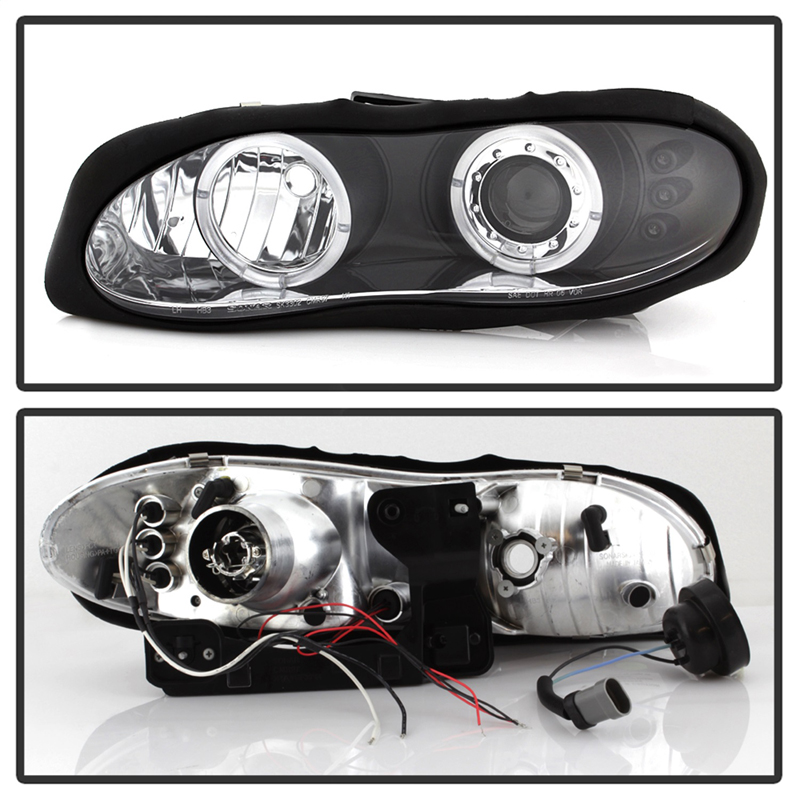 Spyder | Halo LED Projector Headlights - Camaro 3.8L / 5.7L 1998-2002 SPYDER Headlights