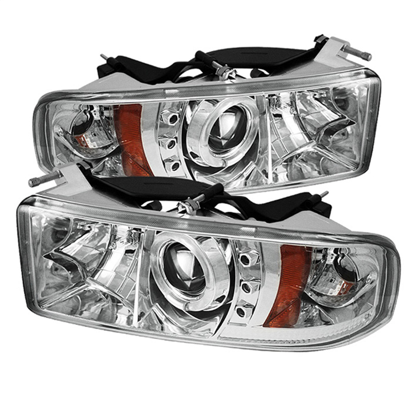 Spyder | Halo LED Projector Headlights - Ram 1500 / 2500 / 3500 1994-2002 SPYDER Headlights