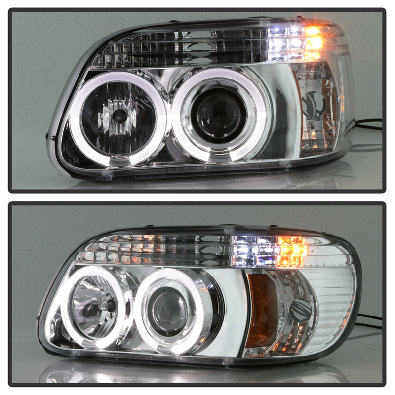 Spyder | Halo Projector Headlights - Explorer 4.0L / 4.9L 2000-2001 SPYDER Headlights