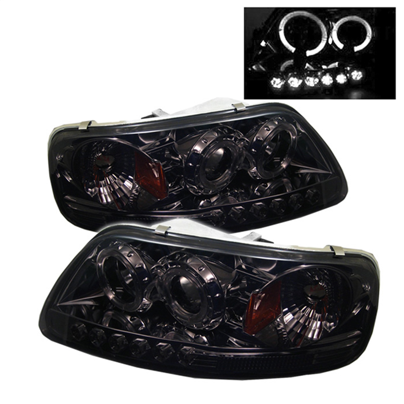 Spyder | Halo LED Projector Headlights - Expedition / F-150 2000-2003