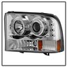 Spyder | Halo LED Projector Headlights - Excursion / F-250 2000-2004 SPYDER Headlights