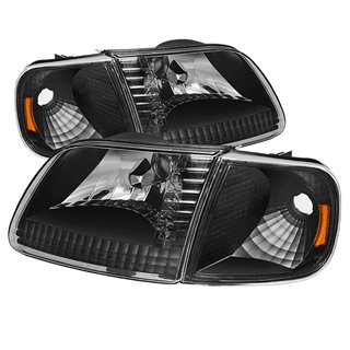 xtune | Crystal Headlights - Expedition / F-150 2000-2003