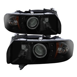 Spyder | Halo LED Projector Headlights - Ram 1500 / 2500 / 3500 1994-2002 SPYDER Headlights