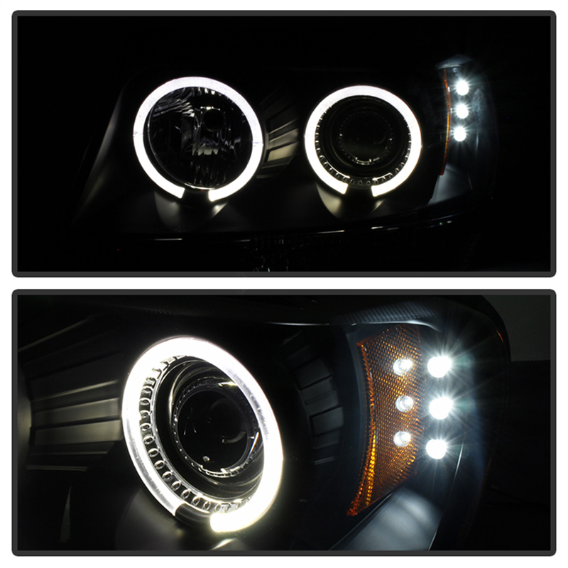 Spyder | Halo LED Projector Headlights - Grand Cherokee 4.0L / 4.7L 1999-2004 SPYDER Headlights