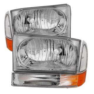 xtune | Crystal Headlights/Bumper Lights - Excursion / F-250 / F-350 2000-2004