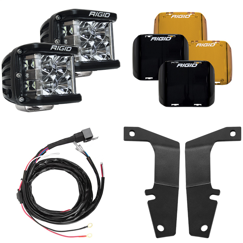 RIGID | A-Pillar DSS Series Light & Mount Kit - 4Runner 2.7L / 4.0L 2010-2020