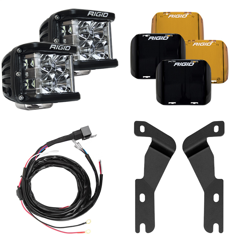 RIGID | A-Pillar DSS Series Light & Mount Kit - Tacoma 2.7L / 3.5L 2016-2020