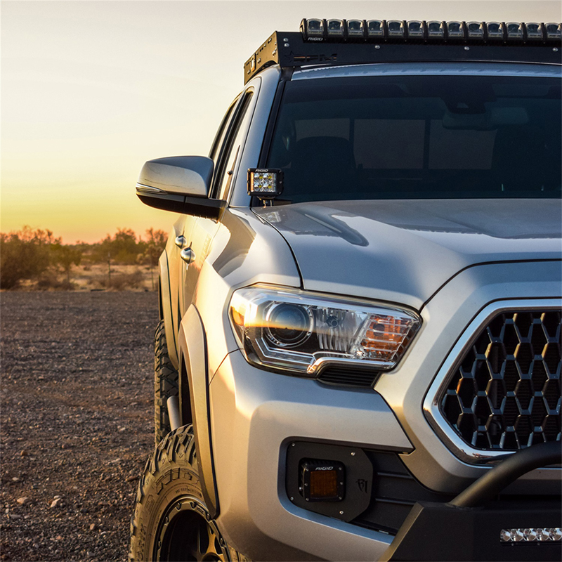 RIGID | A-Pillar DSS Series Light & Mount Kit - Tacoma 2.7L / 3.5L 2016-2020