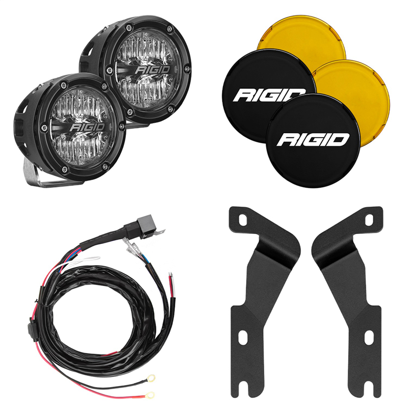 RIGID | A-Pillar 360 Series Light & Mount Kit - Tacoma 2.7L / 3.5L 2016-2020 RIGID Off-Road Lights