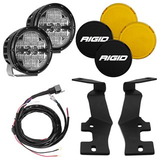 RIGID | A-Pillar 6" 360 Series Light & Mount Kit - Ram 2500 / 3500 2019-2022