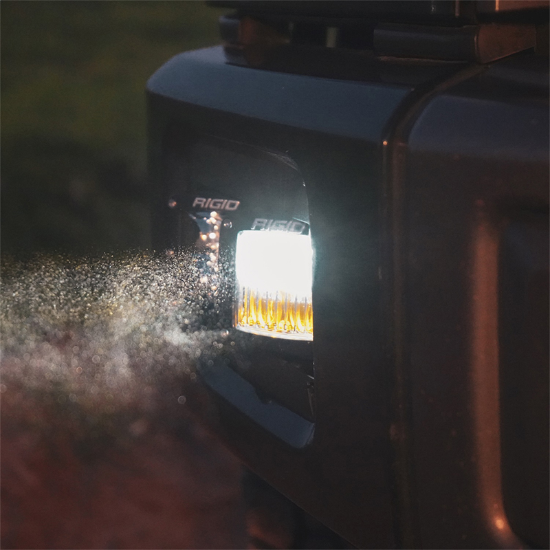 RIGID | D-Series SAE Fog Yellow/White Pair RIGID Off-Road Lights