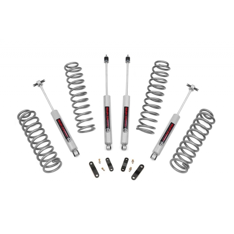 Rough Country | Lift Kit-Suspension w/Shock - Wrangler (JK) 3.8L / 3.6L 2007-2018 Rough Country Lift Kits