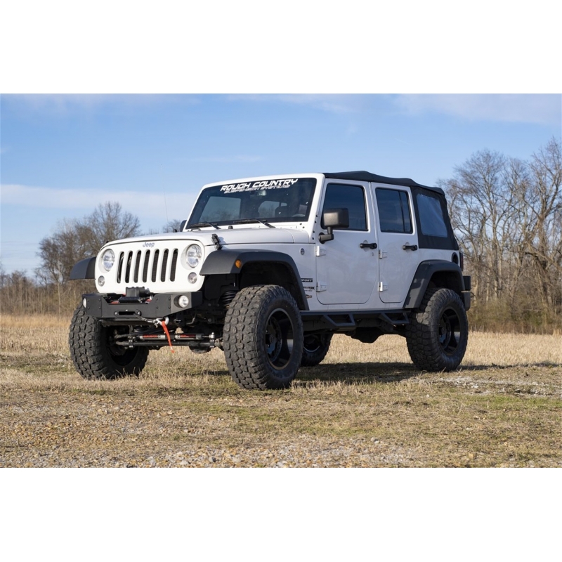 Rough Country | Lift Kit-Suspension w/Shock - Wrangler (JK) 3.8L / 3.6L 2007-2018 Rough Country Lift Kits