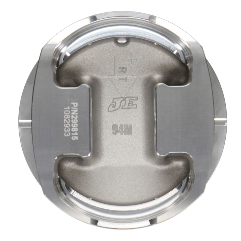 JE Pistons | Piston Set, 2618, Inv Dome/Dish, 3.386 Bore, 1.181 CD, 0.866 Pin, Set of 4.