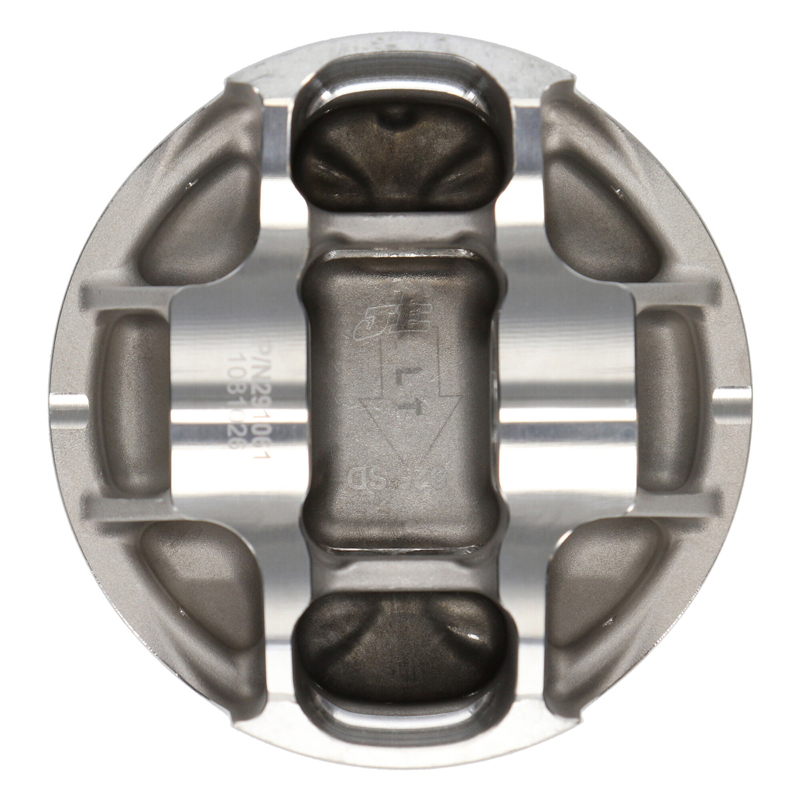 JE Pistons | Piston Set, 2618, Inv Dome/Dish, 3.927 Bore, 1.209 CD, 0.905 Pin, Set of 4.
