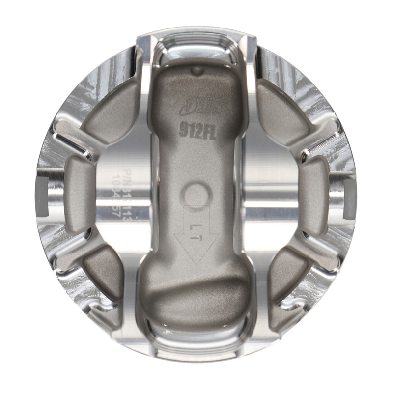 JE Pistons | Piston Set, 2618, Dome, 4.070 Bore, 1.065 CD, 0.927 Pin, Set of 8.