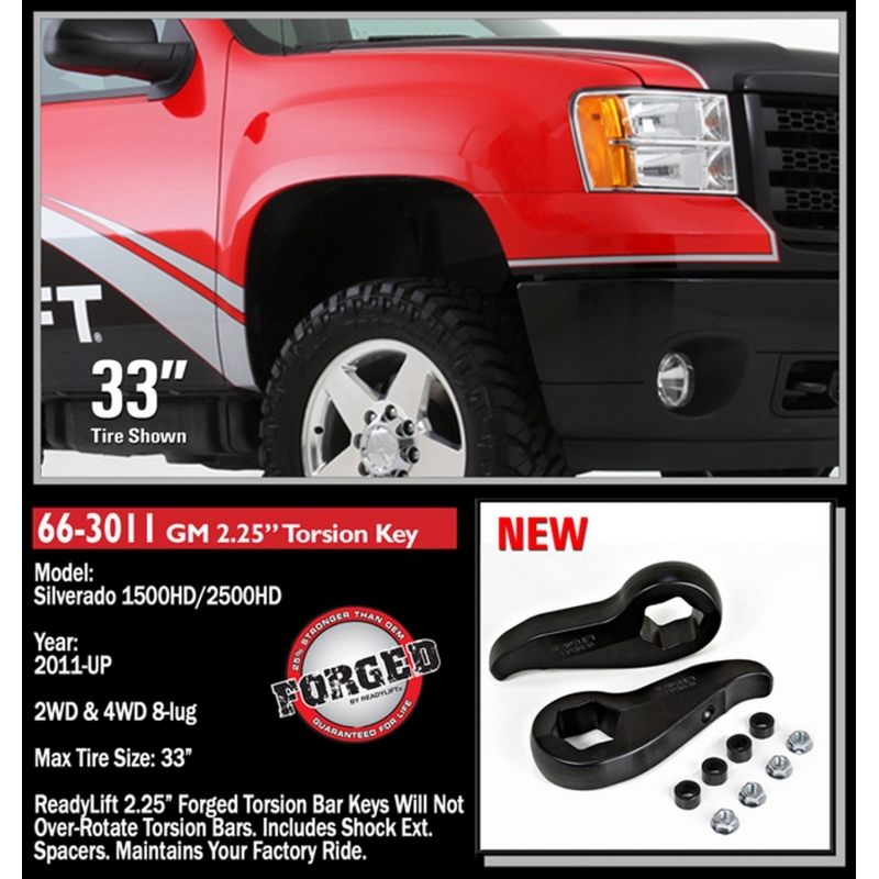 ReadyLIFT | Suspension Front Leveling Kit - Silverado / Sierra 2500 / 3500 6.0L / 6.6L 2011-2019 ReadyLIFT Leveling Kits