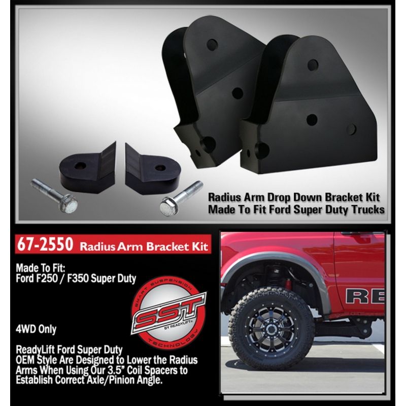 ReadyLIFT | Radius Arm Bracket Kit - F-250 / F-350 2005-2016 ReadyLIFT Control Arm