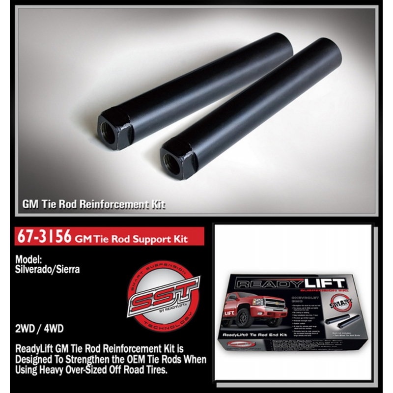 ReadyLIFT | Tie Rod Reinforcing Sleeve - Silverado / Sierra 2500 2001-2010 ReadyLIFT Sway bars & Link kit