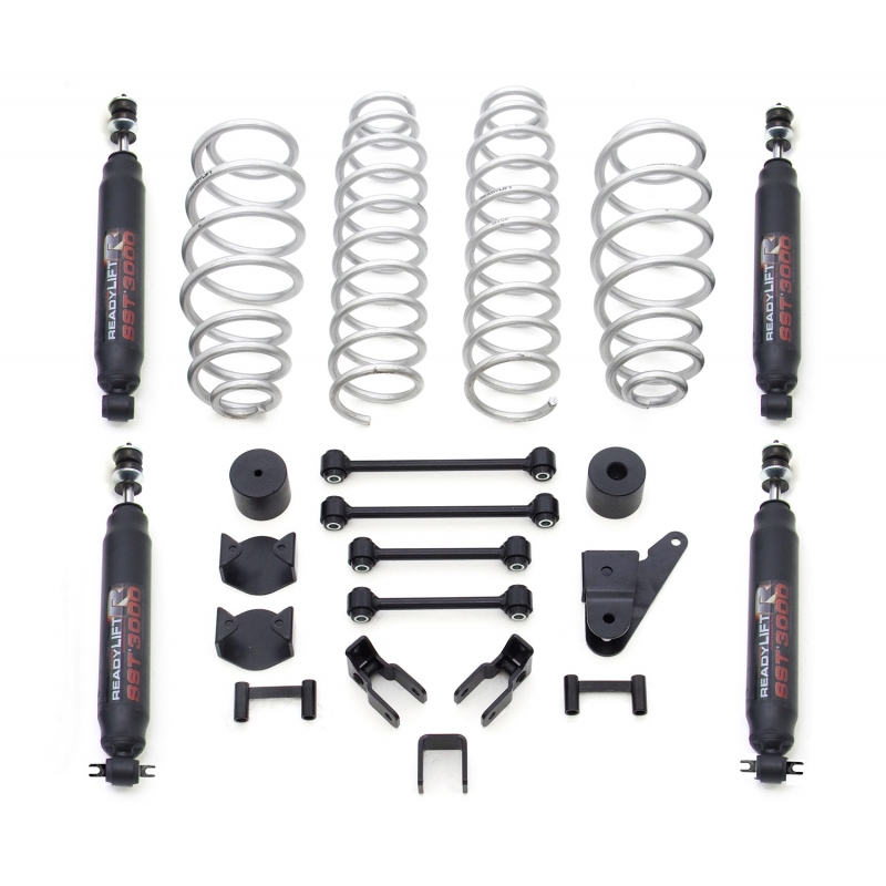 ReadyLIFT | SST® Lift Kit w/Shocks - Wrangler (JK) 3.6L / 3.8L 2007-2018 ReadyLIFT Lift Kits