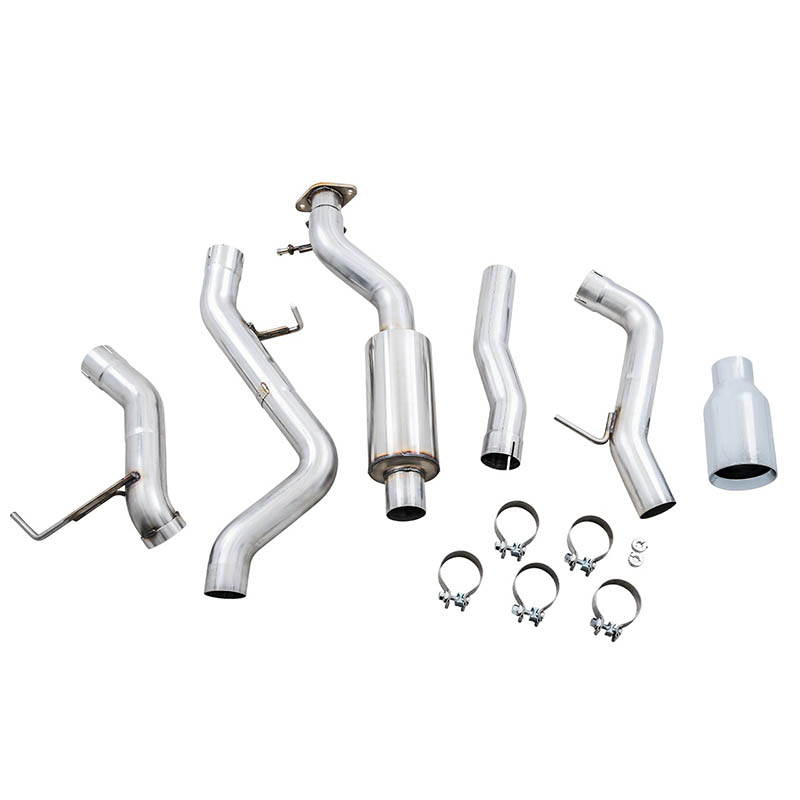 AWE Tuning | 0FG Cat-Back Exhaust (Single 5" Chrome Tip) - Bronco 2.3T / 2.7TT 2021-2023