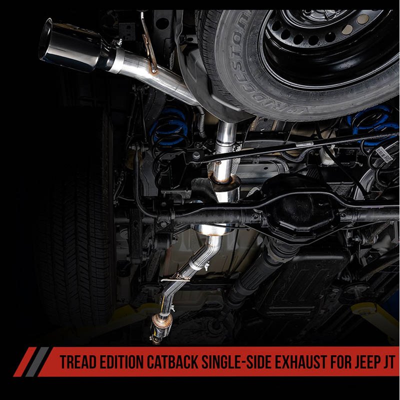 AWE Tuning | Trail-to-Tread Conversion Kit (Single-Side Exit) - Gladiator 3.6L 2020-2023 AWE Tuning Exhaust Pipes