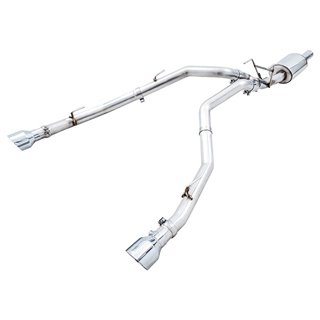 AWE Tuning | 0FG Cat-Back Exhaust (Chrome w/ Cutouts) - Ram 1500 / Classic 5.7L 2009-2022