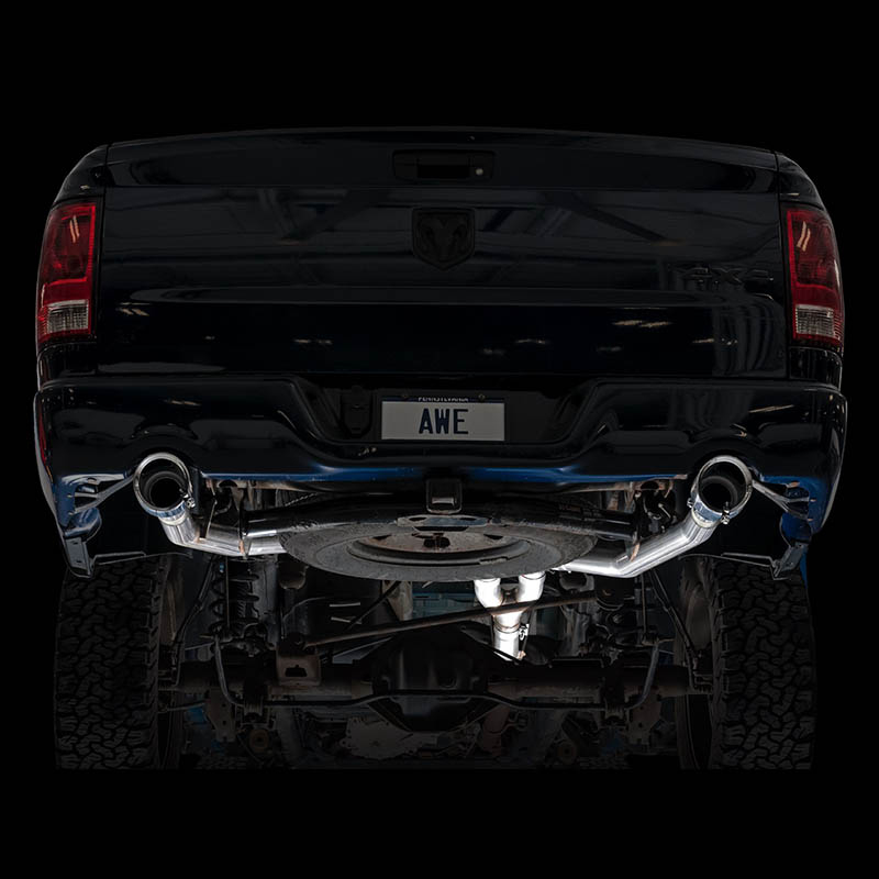 AWE Tuning | 0FG Cat-Back Exhaust (Chrome w/ Cutouts) - Ram 1500 5.7L 2009-2023 AWE Tuning Cat-Back Exhausts