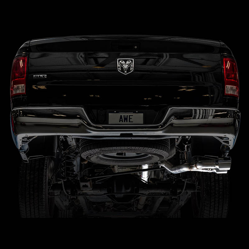 AWE Tuning | 0FG Cat-Back Exhaust (Chrome w/ Flat Bumper) - Ram 1500 / Classic 5.7L 2009-2022