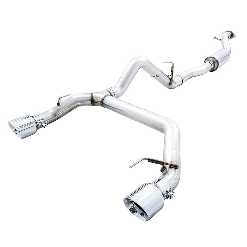 AWE Tuning | 0FG Cat-Back Exhaust (Dual 4.5" Chrome Tips) - Bronco 2.3T / 2.7TT 2021-2023