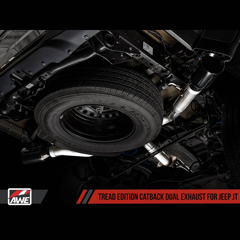 AWE Tuning | Trail-to-Tread Conversion Kit (Dual-Side Exit) - Gladiator JT 3.6L 2020-2022