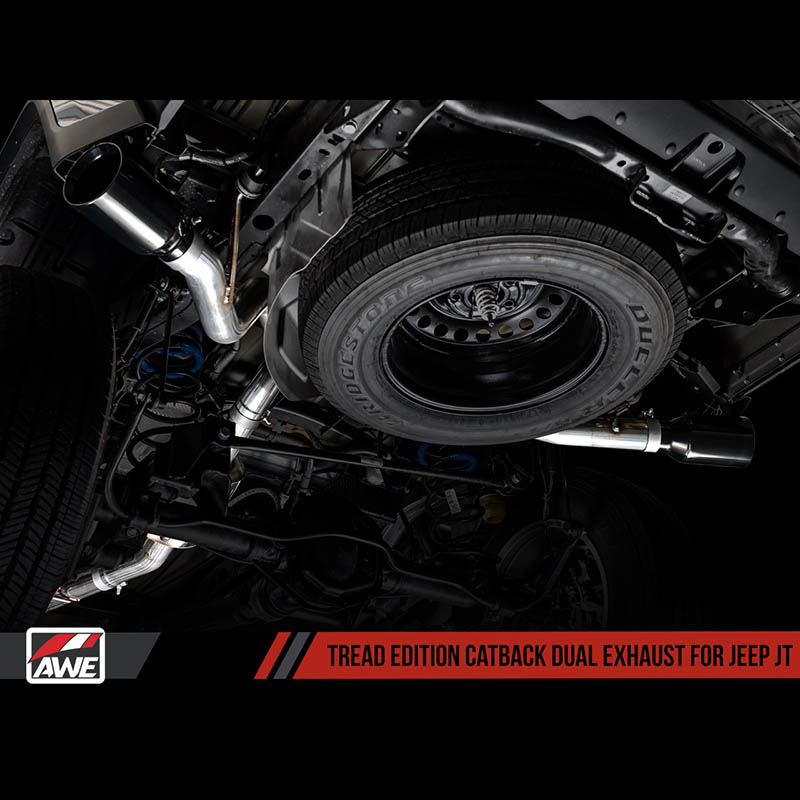 AWE Tuning | Trail-to-Tread Conversion Kit (Dual-Side Exit) - Gladiator JT 3.6L 2020-2022