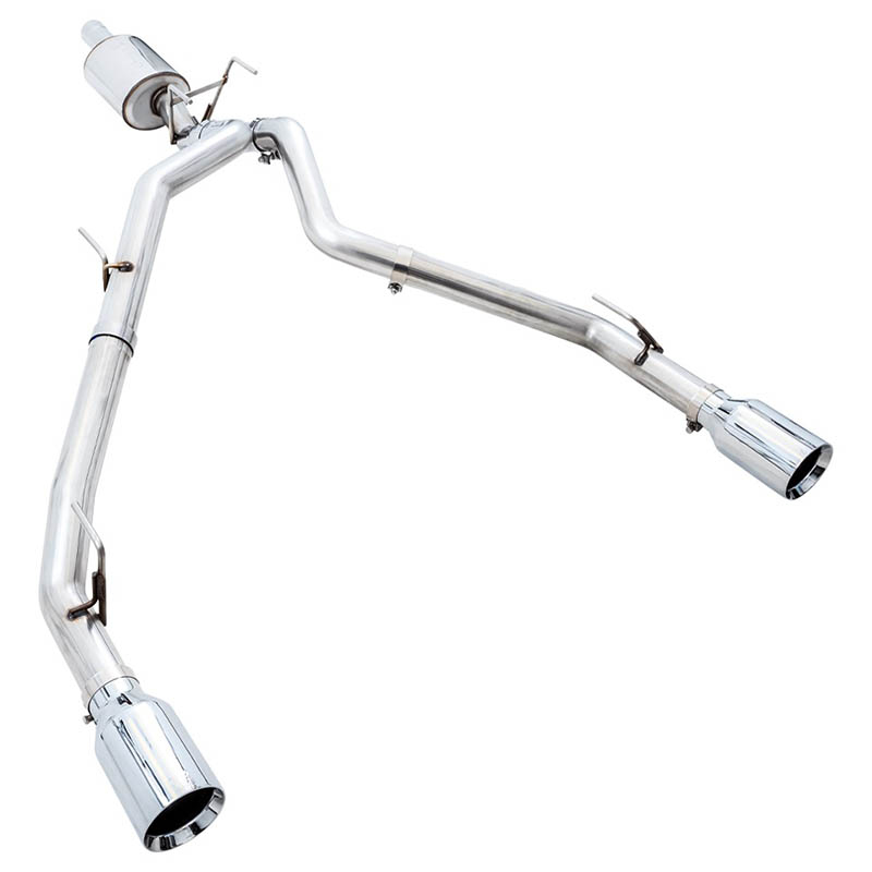 AWE Tuning | 0FG Cat-Back Exhaust (Black w/ Flat Bumper) - Ram 1500 / Classic 5.7L 2009-2022