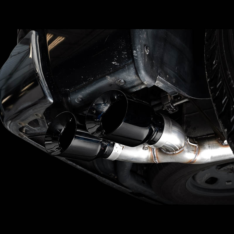 AWE Tuning | 0FG Cat-Back Exhaust (Black w/ Flat Bumper) - Ram 1500 / Classic 5.7L 2009-2022