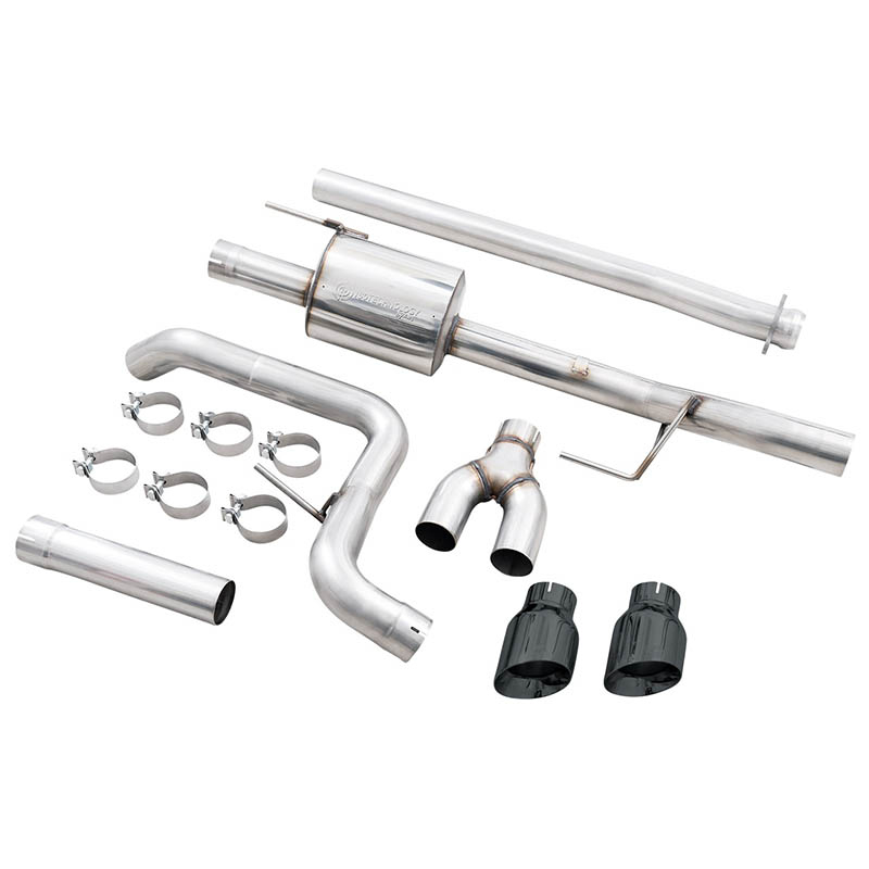 AWE Tuning | 0FG Cat-Back Exhaust (Dual Side Exit Black) - F-150 2.7TT / 3.5TT / 5.0L 2021-2022