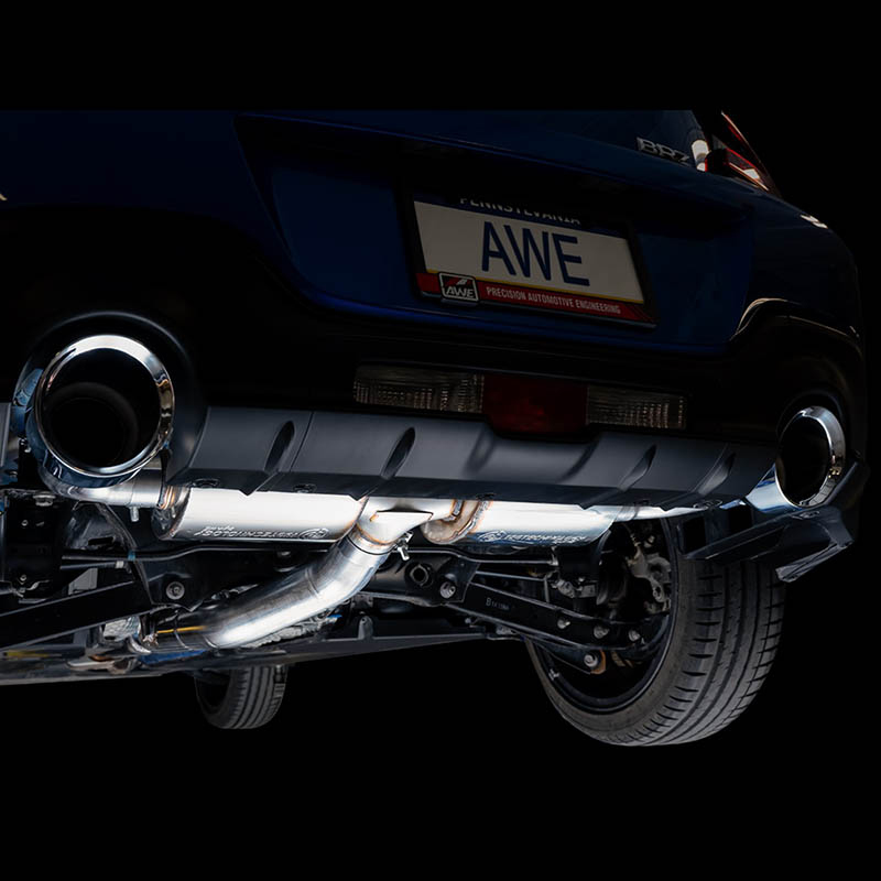 AWE Tuning | Touring Cat-Back Exhaust Chrome - FR-S / BRZ / 86 / GR86 2.0L / 2.4L 2013-2025 AWE Tuning Cat-Back Exhausts