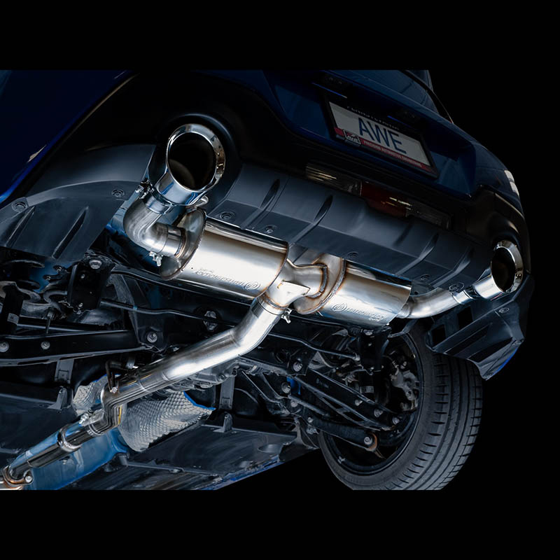 AWE Tuning | Touring Cat-Back Exhaust Chrome - FR-S / BRZ / 86 / GR86 2.0L / 2.4L 2013-2025 AWE Tuning Cat-Back Exhausts