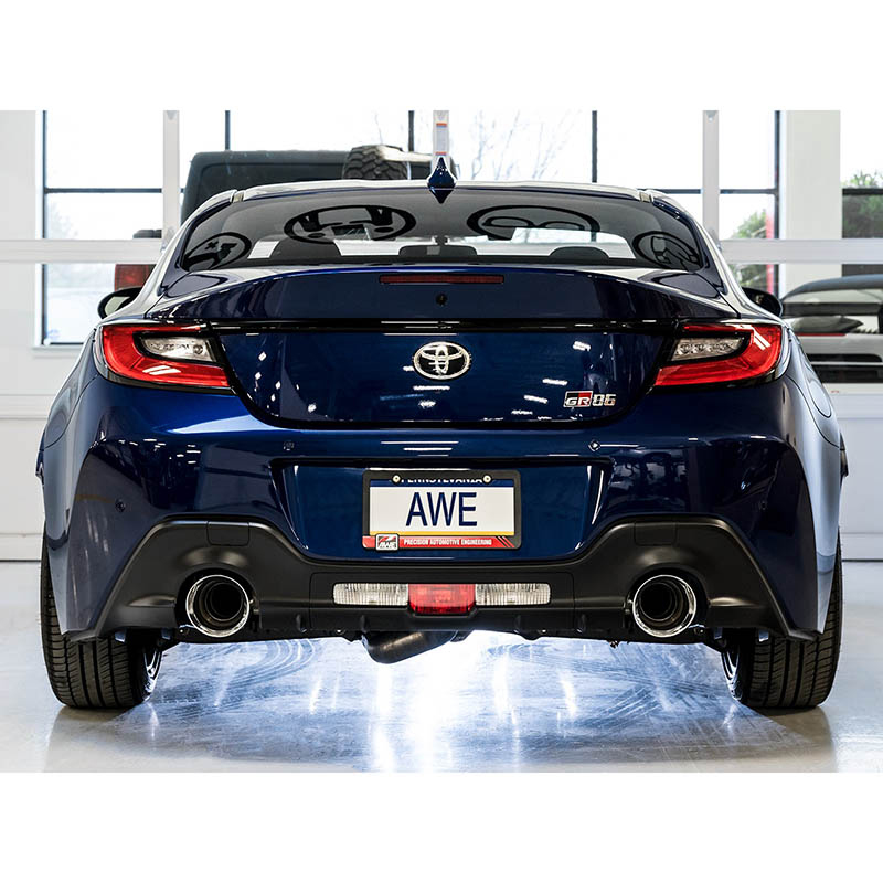 AWE Tuning | Touring Cat-Back Exhaust Black - FR-S / BRZ / 86 / GR86 2.0L / 2.4L 2013-2025 AWE Tuning Cat-Back Exhausts