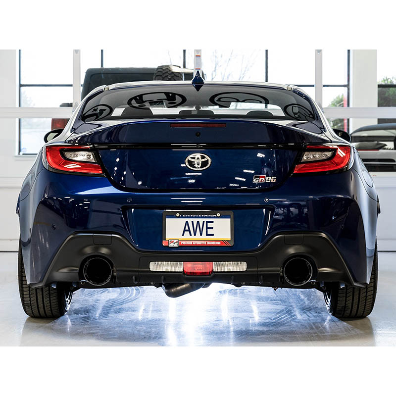 AWE Tuning | Track Cat-Back Exhaust Black - FR-S / BRZ / 86 / GR86 2.0L / 2.4L 2013-2025 AWE Tuning Cat-Back Exhausts