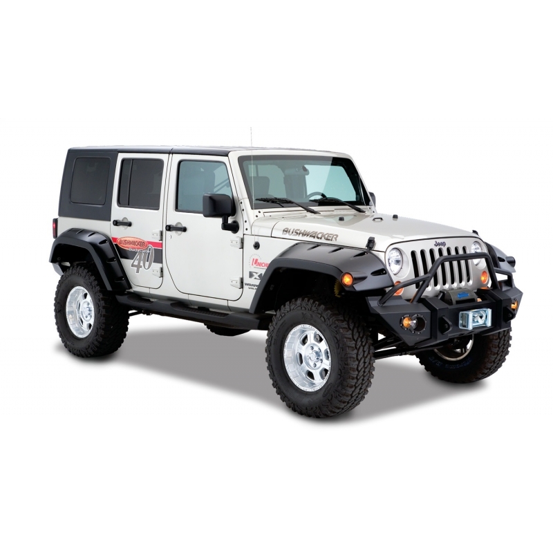 Bushwacker | Fender Flare - Wrangler (JK) 3.6L / 3.8L 2007-2018 Bushwacker Fender Flares & Trim